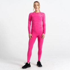 Legginsy termoaktywne damskie DARE2B Baselayer. Czerwone legginsy damskie Dare 2B, bez wzorów, z elastanu. W wyprzedaży za 68.00 zł.