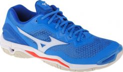 Mizuno Mizuno Wave Stealth V X1GA180024 Niebieskie 38. Niebieskie buty sportowe męskie Mizuno, bez wzorów, bez zapięcia, mizuno wave. Za 500.00 zł.