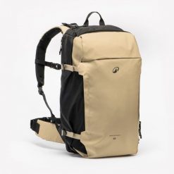 Plecak trekkingowy Forclaz Travel 500 30 litrów Organizer. Brązowe plecaki damskie QUECHUA, bez wzorów, sportowe. Za 249.99 zł.