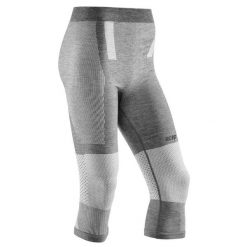 Zimowe legginsy sportowe 3/4 nogawki CEP męskie. Szare bielizna sportowa męska CEP, m, bez wzorów, z materiału, narciarskie. Za 299.00 zł.