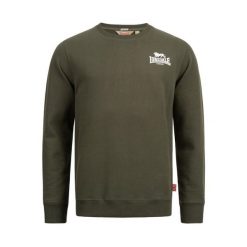 Bluza z okrągłym dekoltem Lonsdale Longridge. Białe bluzy męskie Lonsdale, m, bez wzorów, casualowe, bez ramiączek, bez kaptura. Za 198.50 zł.