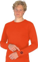 Glovii Ogrzewana bluza czerwona r. XL. Czerwone bluzy męskie Glovii, m, bez wzorów, bez ramiączek, bez kaptura. Za 490.75 zł.