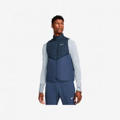Kurtka do biegania męska Nike DJ0533475. Szare kurtki męskie Nike, l, bez wzorów, z materiału, bez kaptura, do biegania. Za 243.00 zł.