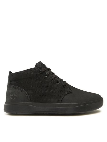 Timberland Trzewiki Davis Square F/L Chukka TB0A1T160011 Czarny. Czarne botki męskie Timberland, bez wzorów, z nubiku, bez obcasa, bez zapięcia. Za 479.99 zł.