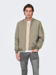 Only & Sons Kurtka bomber Joshua 22023287 Beżowy Regular Fit. Brązowe kurtki męskie Only & Sons, m, bez wzorów, z syntetyku, bez kaptura. Za 339.99 zł.