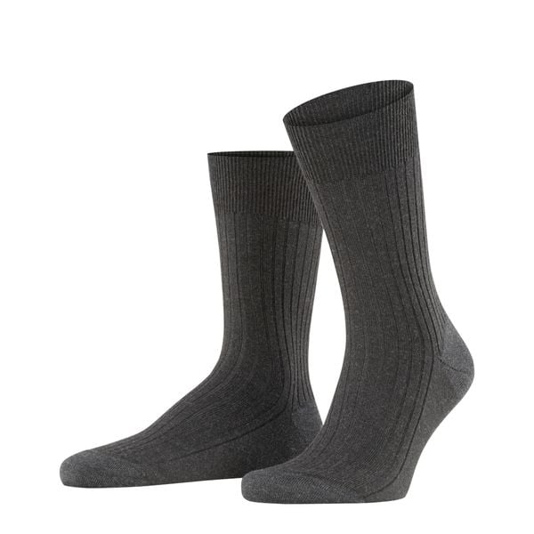 Skarpety Falke Bristol Pure. Niebieskie skarpety męskie Falke, bez wzorów, z materiału. Za 129.50 zł.