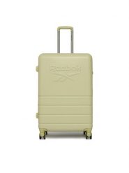 Reebok Walizka duża CEO-RBK-WAL-012-L Zielony. Zielone walizki męskie Reebok, bez wzorów, z tworzywa sztucznego, duże. Za 349.99 zł.