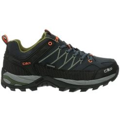 Buty trekkingowe męskie CMP Rigel Low WP. Czarne trekkingi męskie Campagnolo, bez zapięcia. Za 359.00 zł.