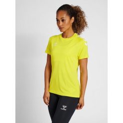 Koszulka damska Hummel Core Poly. Żółte koszulki sportowe damskie Hummel, s, bez wzorów, bez ramiączek, do piłki ręcznej. Za 122.50 zł.