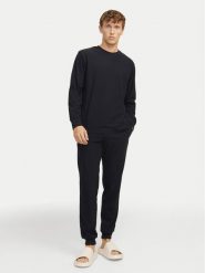 Jack & Jones Piżama Solid 12268536 Czarny Loose Fit. Czarne piżamy męskie Jack & Jones, l, bez wzorów, z syntetyku, bez kołnierzyka, bez ramiączek. Za 139.99 zł.