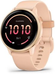 Zegarek sportowy Garmin Vivoactive 6 Pudrowy (010-02985-03). Zegarki sportowe Garmin, bez wzorów. Za 1,438.99 zł.