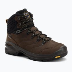 Buty trekkingowe męskie Grisport 15207NV5G. Brązowe trekkingi męskie Grisport, bez zapięcia. Za 479.99 zł.