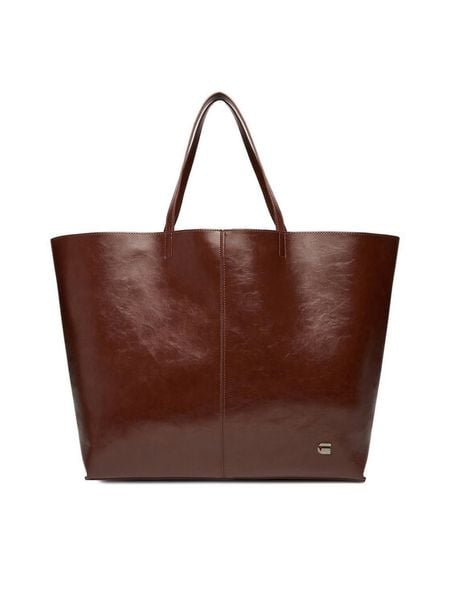 G-Star Raw Torebka CEO-LILA-LDA8145 Brązowy. Brązowe shopperki damskie G-Star Raw, bez wzorów, z materiału, bez dodatków. Za 179.99 zł.