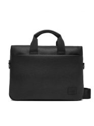 HUGO Torba na laptopa 50535689 Czarny. Czarne torby na laptopa damskie Hugo, bez wzorów, ze skóry. Za 799.99 zł.