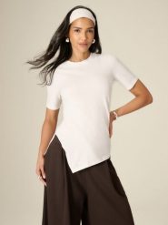 4F T-shirt regular gładki damski - biały XL. Białe t-shirty damskie 4F, xl, bez wzorów, z bawełny, klasyczne, bez kołnierzyka, bez ramiączek. Za 79.99 zł.