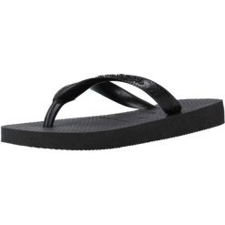 Sandały Havaianas Basic Top Czarny. Czarne sandały męskie Havaianas, na lato, bez wzorów, eleganckie, bez zapięcia. Za 82.20 zł.