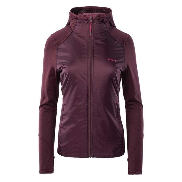 Damska Kurtka Z Logo Selva II. Brązowe kurtki sportowe damskie IGUANA, xl, bez wzorów, bez ramiączek, bez kaptura, trekkingowe. Za 248.99 zł.