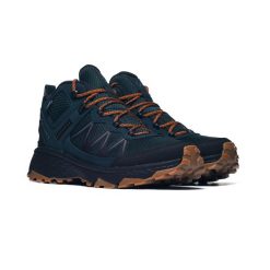 Męskie buty trekkingowe Columbia PF RUSH MID OD 2126591310. Niebieskie trekkingi męskie Columbia, z gumy, przed kolano, bez zapięcia. Za 659.00 zł.