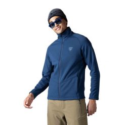 Bluza męska Rossignol Classique Clim. Niebieskie bluzy męskie Rossignol, na zimę, l, bez wzorów, sportowe, bez ramiączek, bez kaptura. Za 379.99 zł.