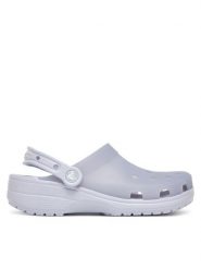 Crocs Klapki Classic Frosted Clog 210928 Fioletowy. Fioletowe klapki damskie Crocs, bez wzorów, z tworzywa sztucznego, bez obcasa, bez zapięcia. Za 139.99 zł.