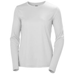 Bluza damska Helly Hansen Tech Crels 2.0. Szare bluzy damskie Helly Hansen, m, bez wzorów, z materiału, bez ramiączek, bez kaptura. Za 194.50 zł.