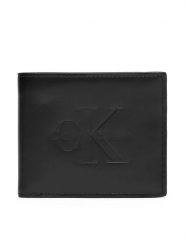 Calvin Klein Portfel Bold Billfold LV04D1155G Czarny. Czarne portfele męskie Calvin Klein, bez wzorów, ze skóry. Za 229.99 zł.