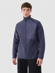 4F Bluza rozpinana bez kaptura męska - szara S. Szare bluzy męskie 4F, m, bez wzorów, z bawełny, sportowe, bez ramiączek, bez kaptura. W wyprzedaży za 129.99 zł.
