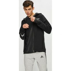 Adidas Performance - Bluza. Czarne bluzy męskie adidas Performance, l, bez wzorów, z bawełny, bez ramiączek, z kapturem. W wyprzedaży za 199.90 zł.