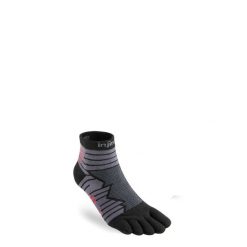 Skarpety biegowe Injinji Ultra Run Mini-Crew. Szare skarpety męskie Injinji, bez wzorów. Za 79.99 zł.