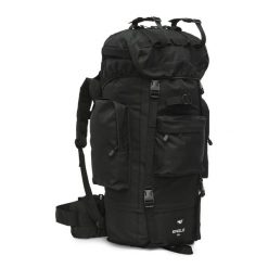 Plecak turystyczny Eagle 70L NC3901 Nils Camp. Czarne plecaki męskie NILS CAMP, bez wzorów, militarne. Za 199.00 zł.