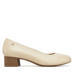 Półbuty Tamaris. Półbuty damskie Tamaris, bez wzorów, bez obcasa, na obcasie, bez zapięcia. Za 259.99 zł.