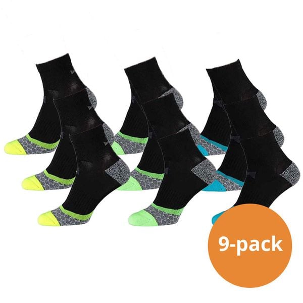 Skarpety do biegania Xtreme, 9 par, Multi czarny. Czarne skarpetki damskie XTREME SOCKSWEAR, bez wzorów. Za 190.99 zł.