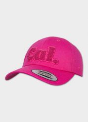 Czapka Snapback PITBULL damska z zagiętym daszkiem 3D CAL. Czerwone czapki damskie PITBULL, z aplikacjami, z bawełny. Za 129.00 zł.