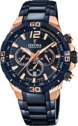 Zegarek Festina Zegarek męski Festina F20524-1 niebieski. Niebieskie zegarki męskie Festina, bez wzorów. Za 1,637.01 zł.