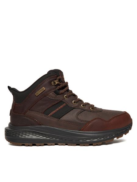 Skechers Trzewiki Slade Ultra 211182 RDBR Brązowy. Brązowe botki męskie Skechers, bez wzorów, ze skóry, bez obcasa, bez zapięcia. Za 439.99 zł.