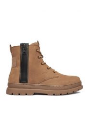 Lasocki Trzewiki CEO-DINAR-01 MI08 Beżowy. Brązowe botki męskie Lasocki, bez wzorów, z nubiku, bez obcasa, bez zapięcia. Za 279.99 zł.