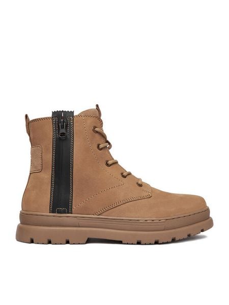 Lasocki Trzewiki CEO-DINAR-01 MI08 Beżowy. Brązowe botki męskie Lasocki, bez wzorów, z nubiku, bez obcasa, bez zapięcia. Za 279.99 zł.