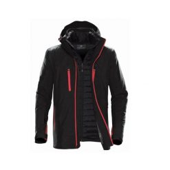 Parka 3 w 1 Stormtech. Czarne parki męskie STORMTECH, bez wzorów, sportowe, bez kołnierzyka, bez kaptura. Za 1,289.00 zł.