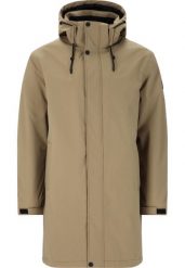 Parka Whistler Volcan. Brązowe parki męskie Whistler, s, bez wzorów, z materiału, eleganckie, bez kołnierzyka, bez kaptura. Za 431.50 zł.