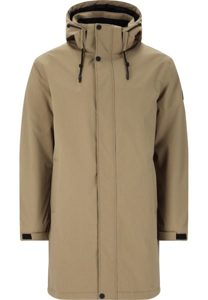 Parka Whistler Volcan. Brązowe parki męskie Whistler, s, bez wzorów, z materiału, eleganckie, bez kołnierzyka, bez kaptura. Za 727.95 zł.