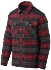 Helikon Koszula ocieplana -Tex Winter Warden Shirt - slate crimson plaid rozmiar: s (620902). Czerwone koszule męskie Helikon, m, bez wzorów, bez kołnierzyka, bez ramiączek. Za 451.07 zł.