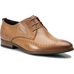 Półbuty KAZAR - Cibran 37166-01-02 Brown. Brązowe buty wizytowe męskie Kazar, bez wzorów, ze skóry, bez obcasa, bez zapięcia. W wyprzedaży za 329.00 zł.
