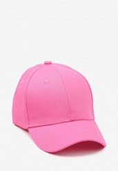 Różowa Czapka z Daszkiem z Bawełny z Możliwością Regulacji Ravzeri. Czerwone czapki damskie Renee, bez wzorów, z bawełny, eleganckie. Za 24.99 zł.