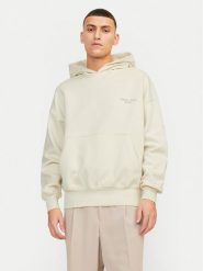 Jack & Jones Bluza Noho 12263036 Écru Oversize. Bluzy męskie Jack & Jones, m, bez wzorów, z bawełny, bez ramiączek, bez kaptura. Za 189.99 zł.