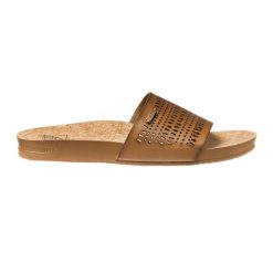 Klapki basenowe damskie REEF Cushion Scout Perf. Brązowe klapki damskie Reef, bez wzorów, bez obcasa, bez zapięcia. Za 179.99 zł.
