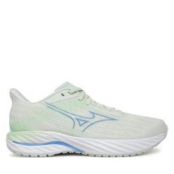 Buty do biegania Mizuno. Zielone obuwie sportowe damskie Mizuno, bez wzorów, bez zapięcia, do biegania, mizuno wave. Za 469.99 zł.