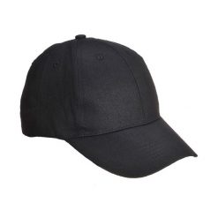 6panelowa Czapka Z Daszkiem. Czarne czapki damskie Portwest, bez wzorów. Za 45.99 zł.
