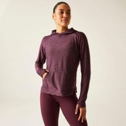 Damska lekka bluza fitness Sprint City. Fioletowe bluzy damskie Dare 2B, bez wzorów, bez ramiączek, bez kaptura. Za 129.99 zł.