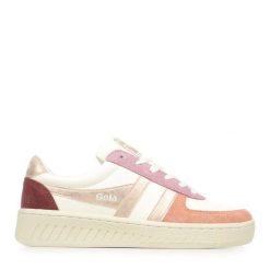 Sneakersy damskie Gola Grandslam Quad. Białe obuwie sportowe damskie Gola, bez wzorów, bez zapięcia. Za 470.50 zł.