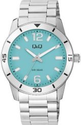 Zegarek Q&Q Q85B-001P męski wodoszczelny turkusowa tarcza . Niebieskie zegarki męskie Q&Q, bez wzorów. Za 167.00 zł.